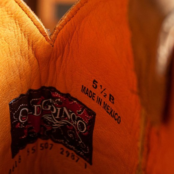 Old Gringo Granby Tan Brown Cowboy Boots, Size 5.5 B - Picture 9 of 9